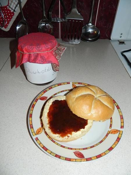 Kakaowa śliwka do słoika