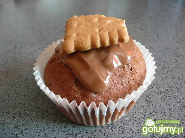 Kakaowe babeczki z herbatnikami