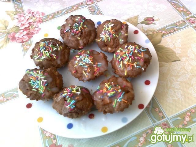 Kakaowe ciasteczka z jabłkami