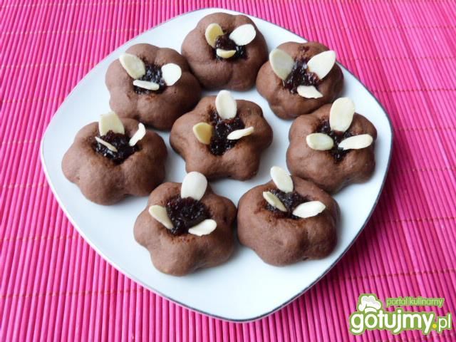 Kakaowe ciasteczka z marmoladą Kakaowe ciasteczka z marmoladą