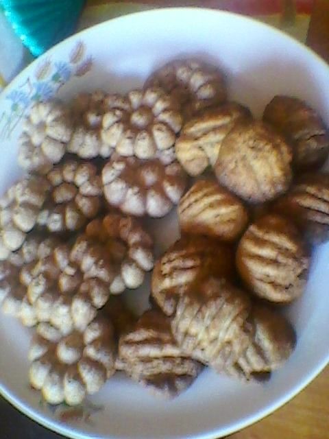 Kakaowe ciasteczka z maszynki