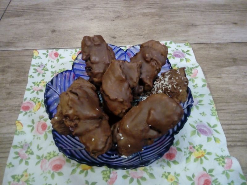 Kakaowe ciastka z makiem i dżemem Kakaowe ciastka z makiem i dżemem