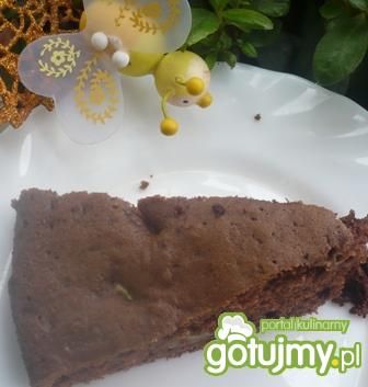 Kakaowe ciasto z jabłkiem
