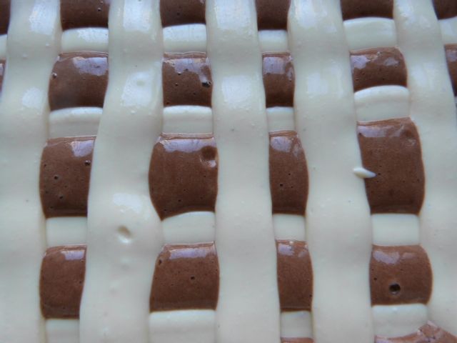 Kakaowe ciasto z waniliowym serem