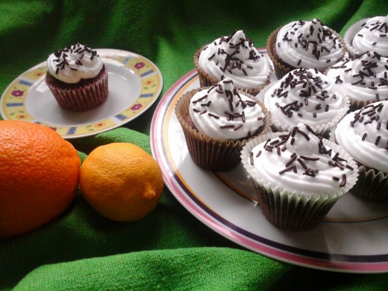 Kakaowe muffinki z kaszą manną Kakaowe muffinki z kaszą manną