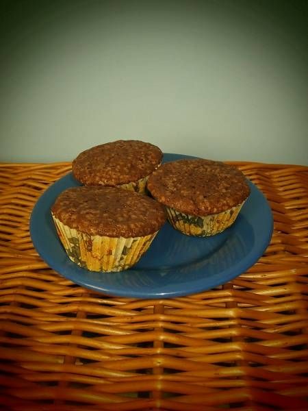 Kakaowe muffinki ze śmietankowym budyniem Kakaowe muffinki ze śmietankowym budyniem