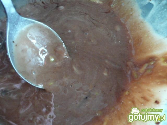 Kakaowe Muffiny z cukinią i jabluszkiem