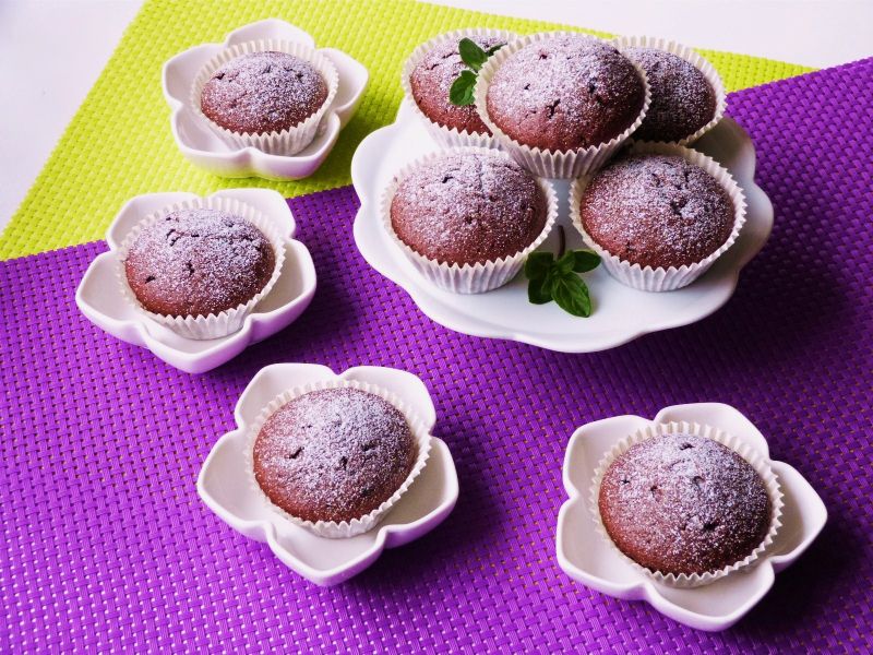Kakaowe muffiny z kardamonem