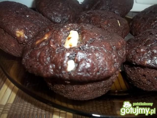 Kakaowo-bananowe muffinki Kakaowo-bananowe muffinki