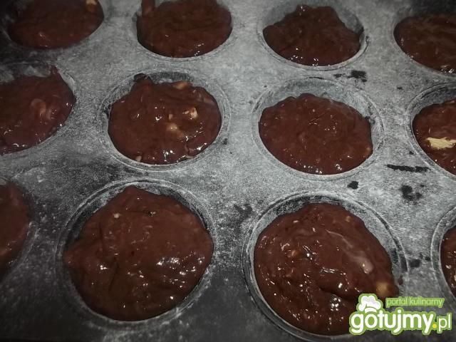 Kakaowo-bananowe muffinki