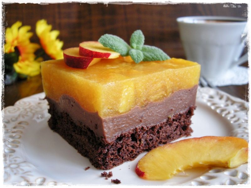 Kakaowo czekoladowa brzoskwinka 