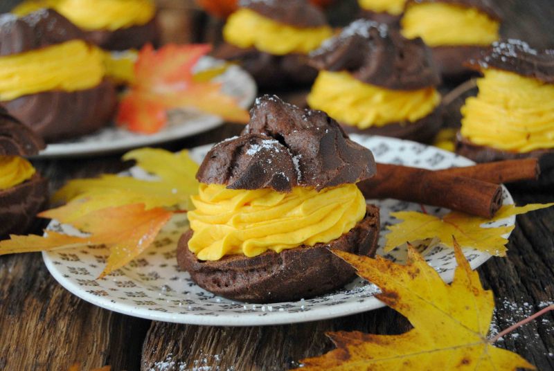 Kakaowo - dyniowe ptysie