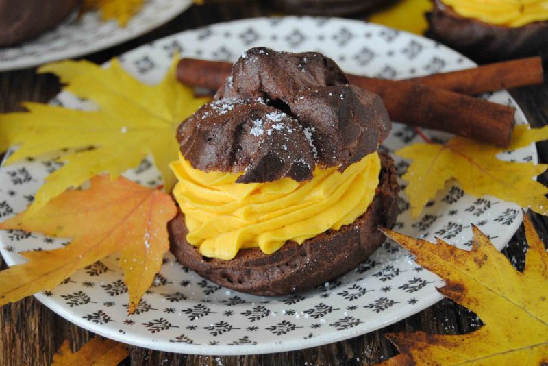 Kakaowo - dyniowe ptysie