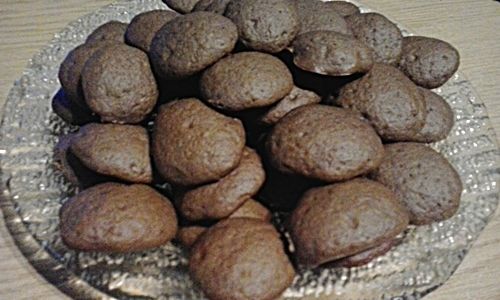 Kakaowo- kawowe ciasteczka z dżemem Kakaowo- kawowe ciasteczka z dżemem