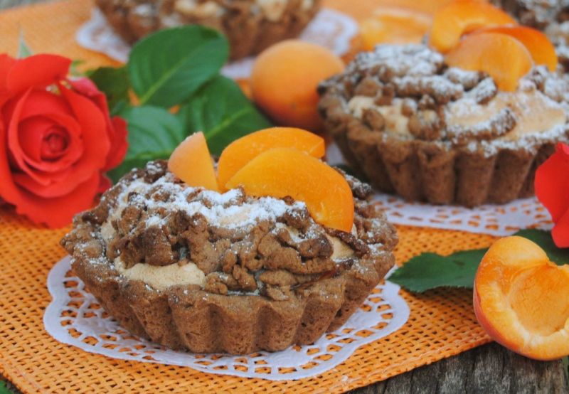 Kakaowo-morelowe tartaletki