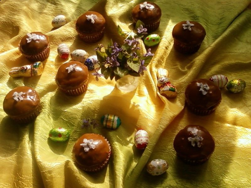 Kakaowo pomarańczowe muffinki 