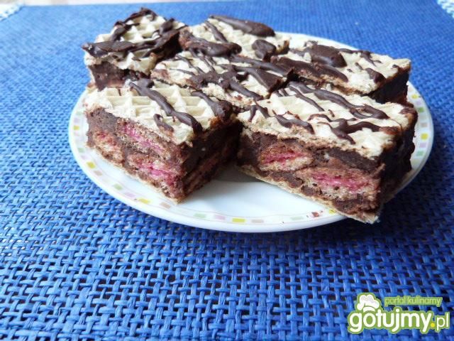 Kakaowy blok z jogurtowymi poduszkami