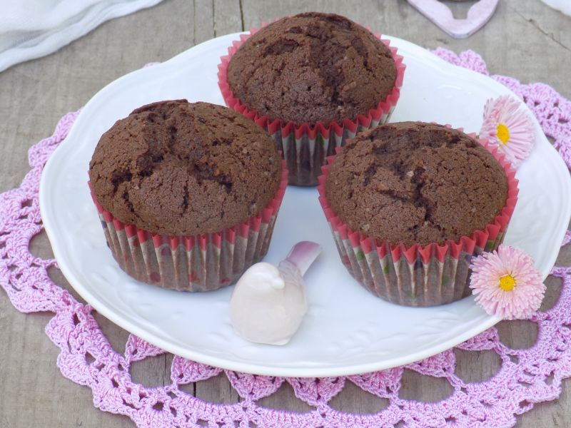 Kakowe muffinki z makiem i kokosem Kakowe muffinki z makiem i kokosem