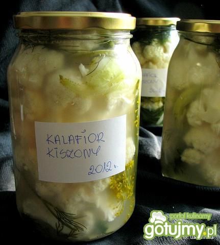 Kalafior kiszony.
