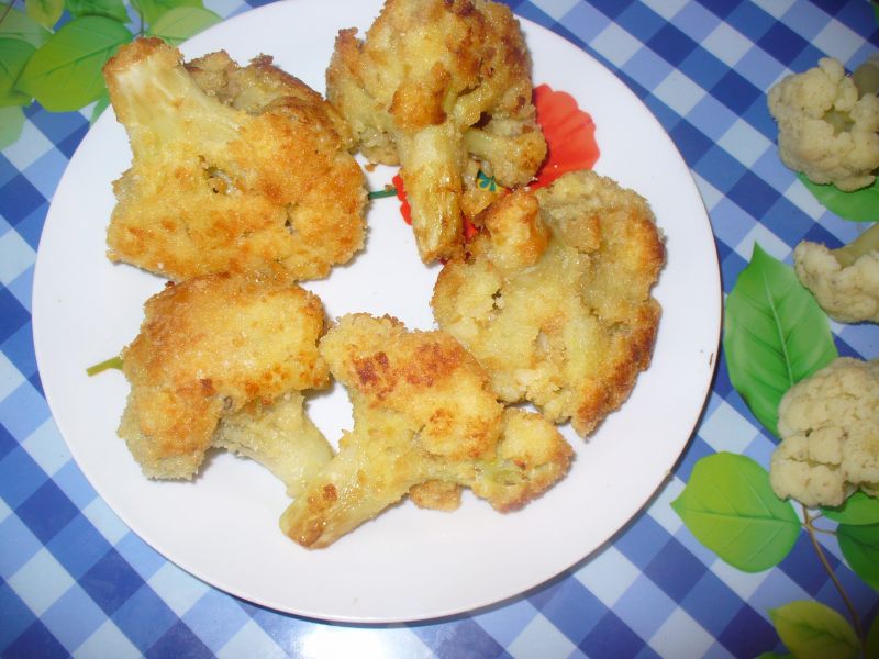 Kalafior panierowany do obiadu