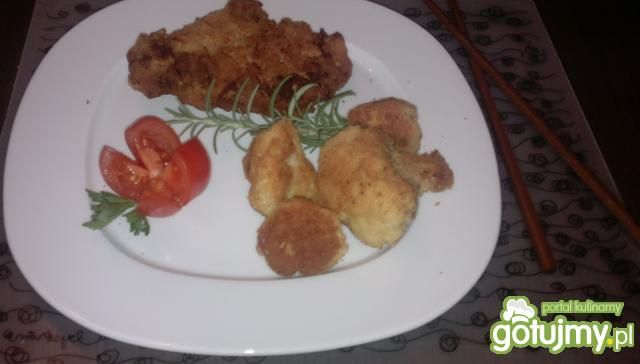 Kalafior smażony  w panierce  Kalafior smażony  w panierce