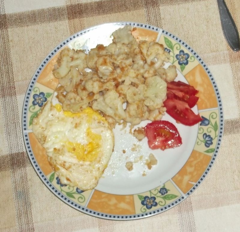 Kalafior w bułce tartej  Kalafior w bułce tartej