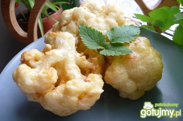 Kalafior w cieście z piwem Elfi