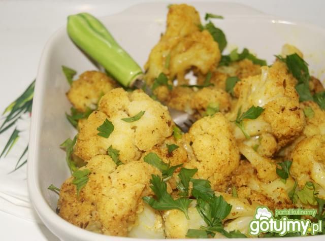Kalafior w maślanym sosie curry 