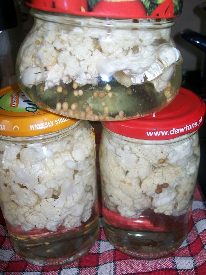 Kalafior w słodkiej zalewie