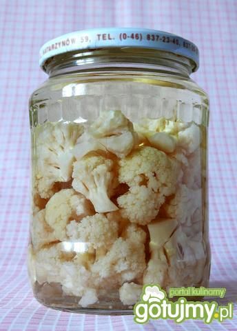 Kalafior w słoikach