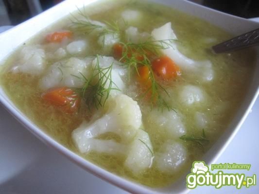 Kalafiorowa z kaszą kukurydzianą Kalafiorowa z kaszą kukurydzianą