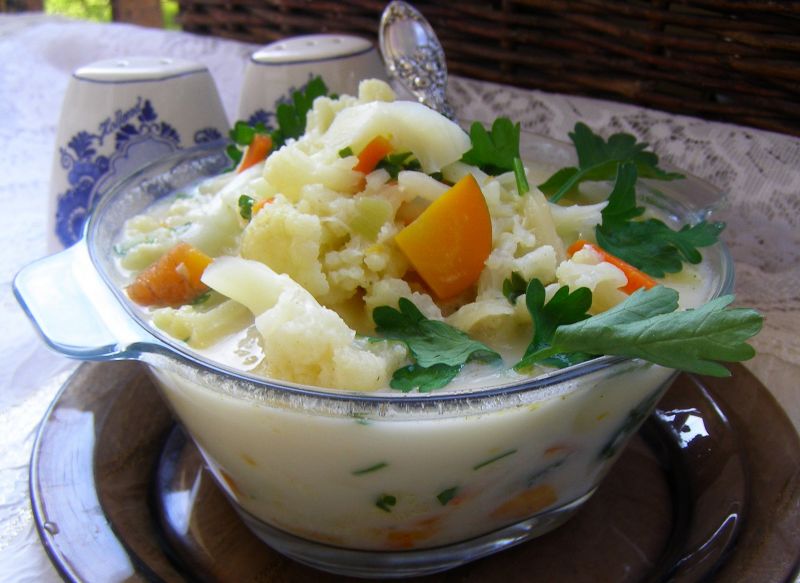 Kalafiorowa zupa