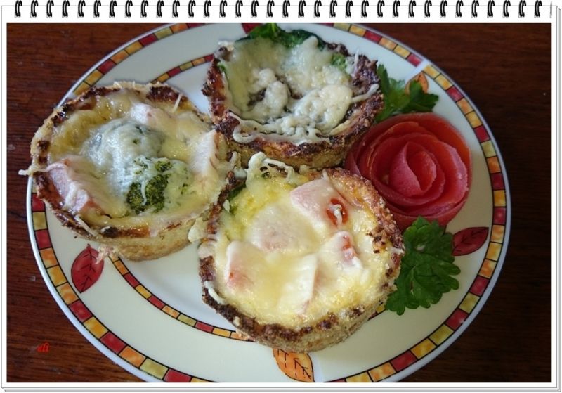 Kalafiorowo serowe mufinki Eli Kalafiorowo serowe mufinki Eli