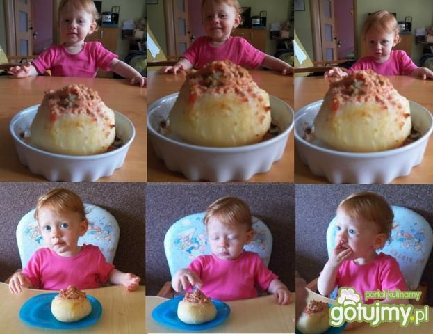 Kalarepa faszerowana mielonym mięsem Kalarepa faszerowana mielonym mięsem