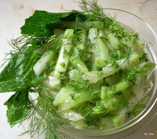 Kalarepka duszona z koperkiem Kalarepka duszona z koperkiem