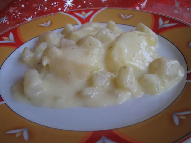 Kalarepka w bialym sosie 