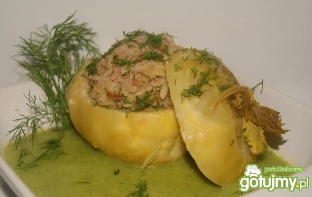 Kalarepki nadziewane mocno koperkowe     Kalarepki nadziewane mocno koperkowe