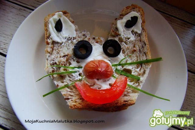 Kanapeczka kotek dla dzieci 