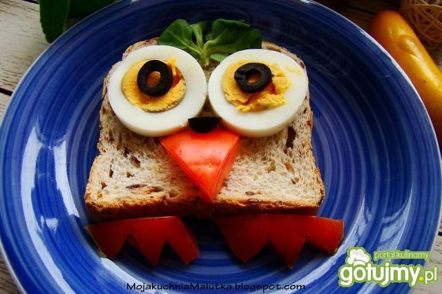 Kanapeczka sowa dla dzieci 