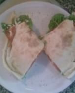 kanapka calzone z salame  kanapka calzone z salame