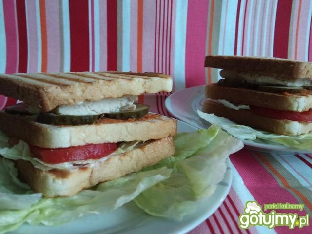 Kanapka piętrowa na lunch Kanapka piętrowa na lunch