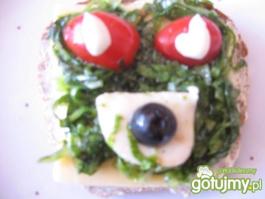 kanapka śniadaniowa dla niejadka