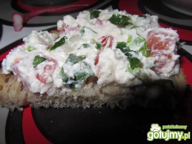 Kanapka twarożkowa Kanapka twarożkowa