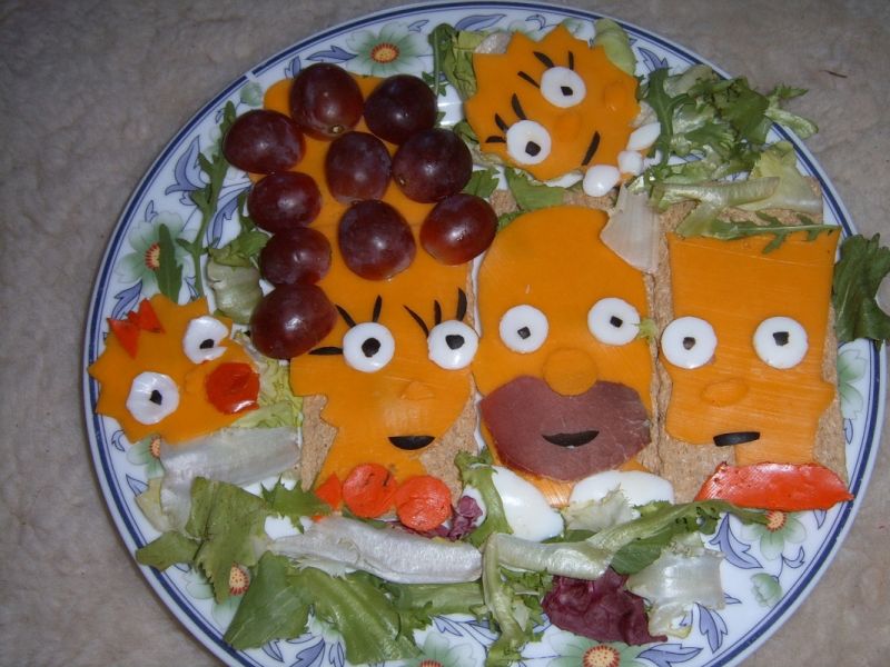 Kanapki Simpsonowie, czyli witaj wiosno na wesoło