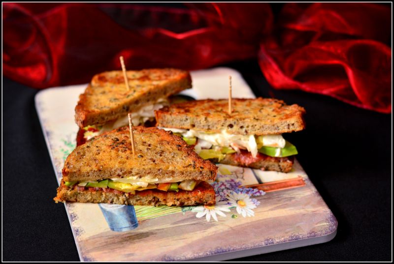 Kanapki z tostów francuskich 