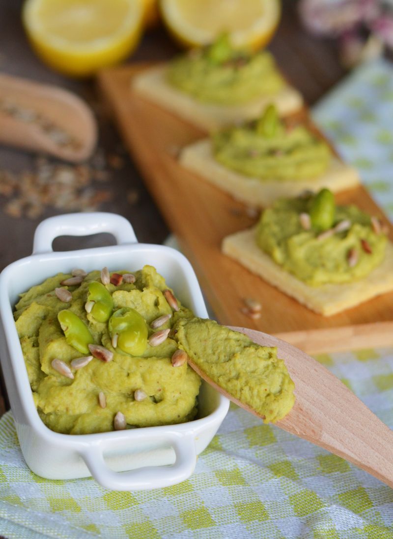 Kanapkowa pasta z bobu