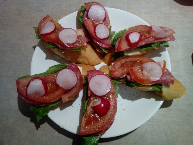 Kanapkowe słoneczko