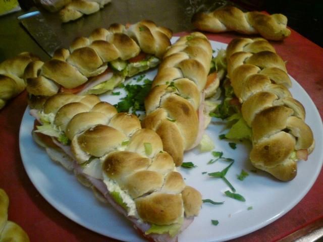 Kanapkowe warkoczyki