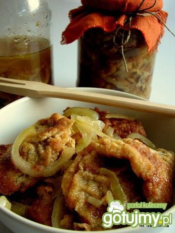 Kanie smażone, marynowane 