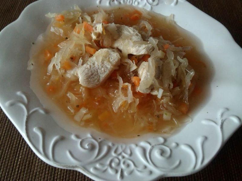 Kapuściana na indyczym filecie 